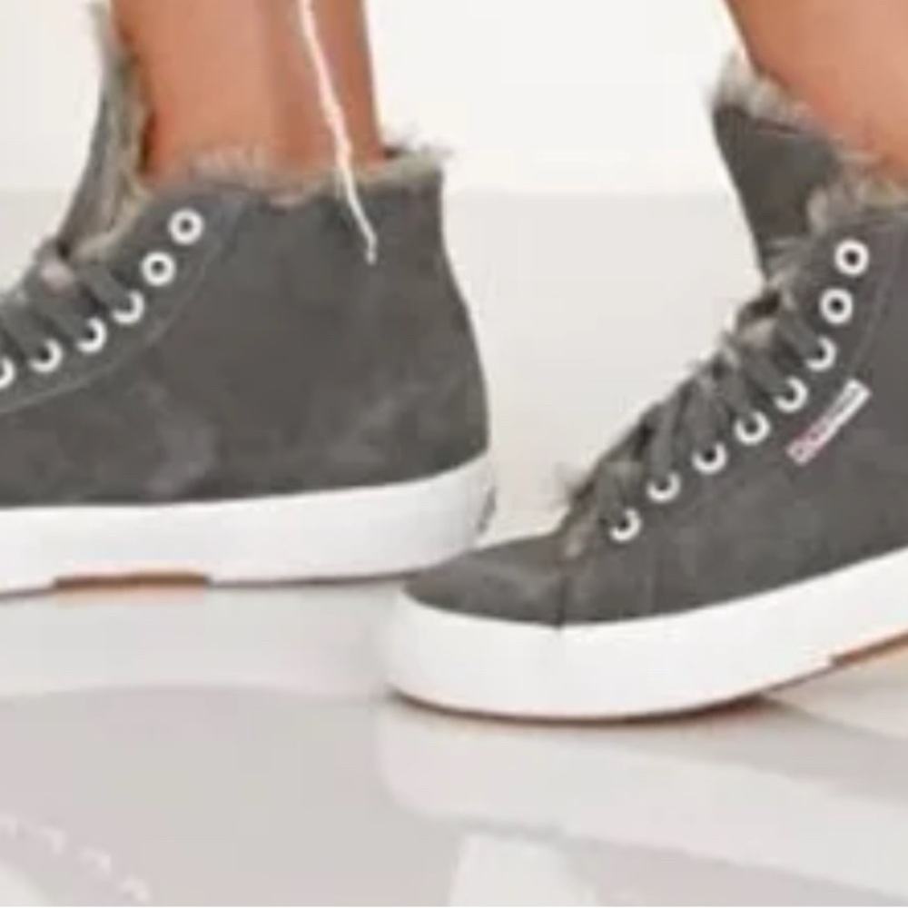 Superga Sneakers with Fur